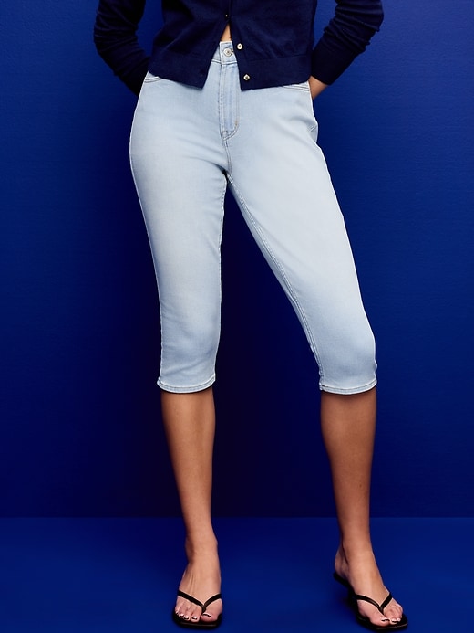 Image number 2 showing, High-Waisted Wow Capri Jeans