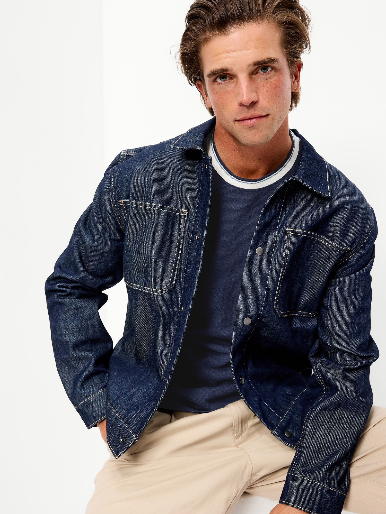 Crew-Neck Pique T-Shirt