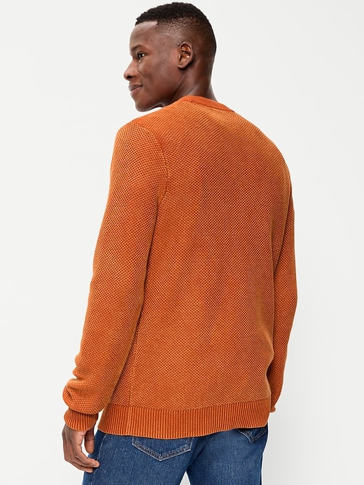 Image number 2 showing, Washed Crew-Neck Sweater