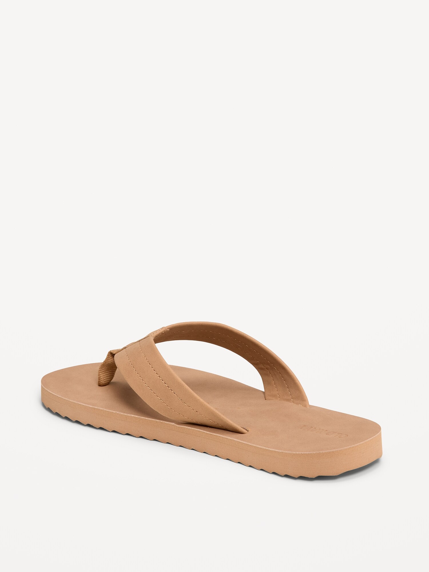 Сандалии Old Navy Faux-Suede Flip-Flop Sandals для мальчиков, цвет: Коричневый — фото 3