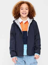 Image number 1 showing, Water-Resistant Zip-Front Jacket for Boys
