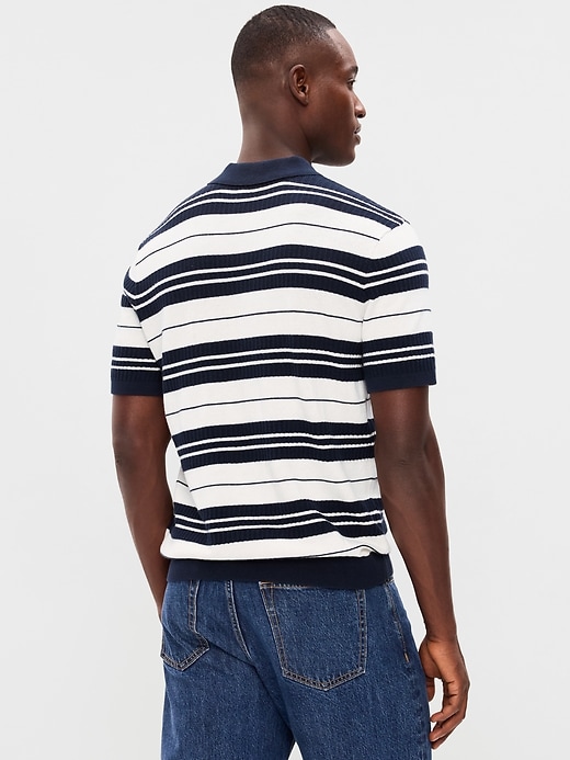 Image number 2 showing, Striped Polo Sweater
