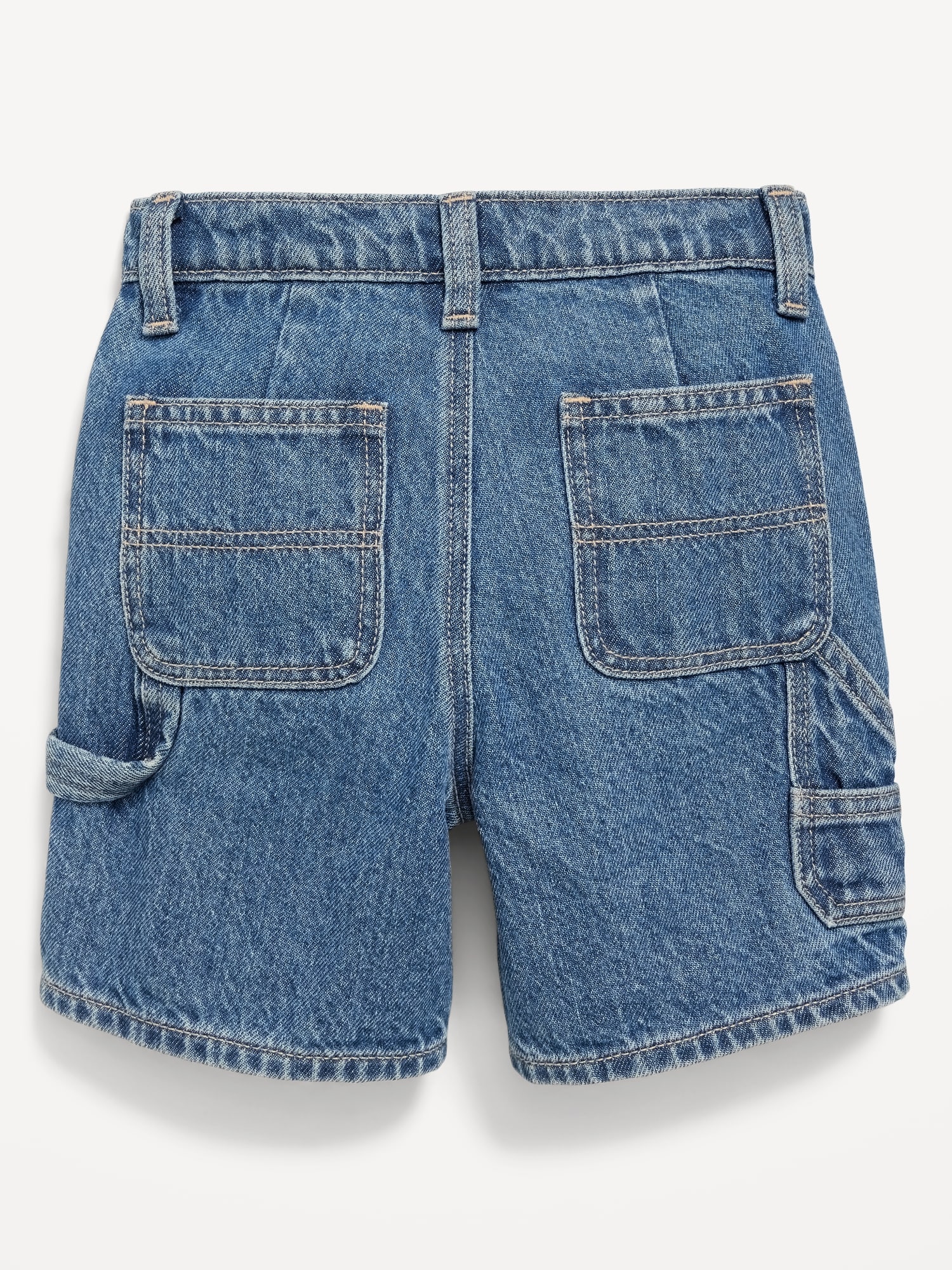 Baggy Carpenter Utility Jean Shorts for Toddler Boys