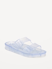 Image number 1 showing, Jelly Buckled Slide Sandals for Girls