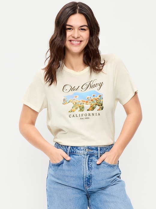 Image number 6 showing, EveryWear Crew-Neck Logo-Graphic T-Shirt