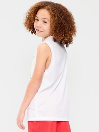 Image number 2 showing, Mesh Graphic Basketball Tank Top for Boys