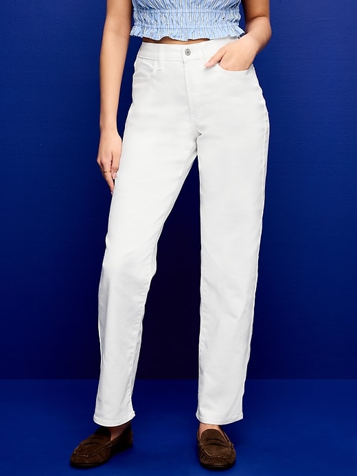 Image number 2 showing, High-Waisted Wow Loose Jeans