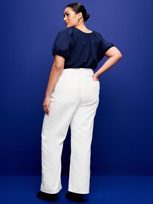Image number 9 showing, High-Waisted Wow Wide-Leg Jeans