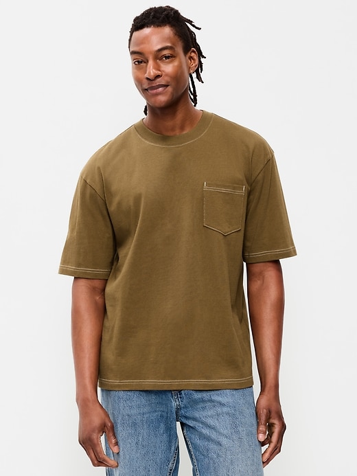 Image number 1 showing, Heavyweight Pocket T-Shirt
