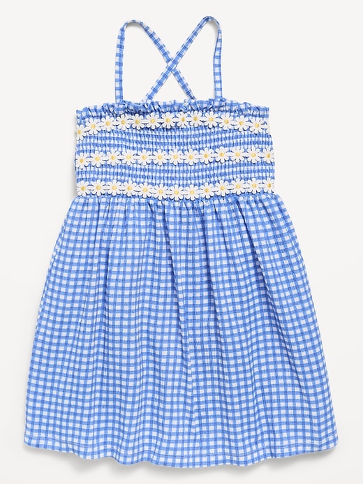 Image number 2 showing, Sleeveless Smocked Dress for Toddler Girls