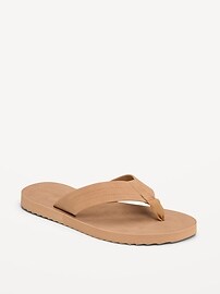 Image number 1 showing, Faux-Suede Flip-Flop Sandals for Boys