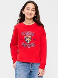 Image number 1 showing, NHL Graphic Sweatshirt for Girls
