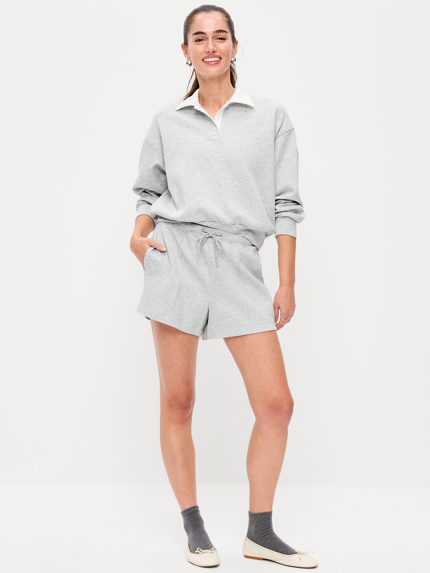 Relaxed Dynamic Fleece Shorts