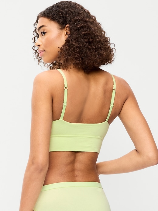 Image number 2 showing, Cotton Cami Bralette