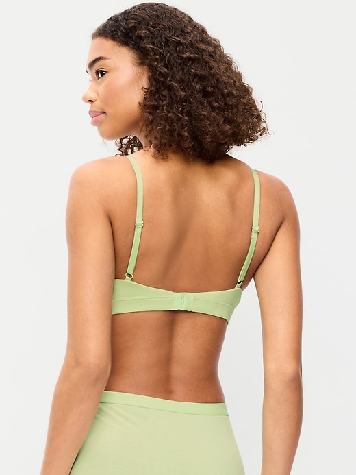 Image number 2 showing, Everyday Cotton Triangle Bralette