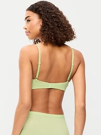 Image number 2 showing, Everyday Cotton Triangle Bralette