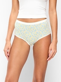 Image number 2 showing, High-Waisted Everyday Brief Cotton Underwear 6-Pack