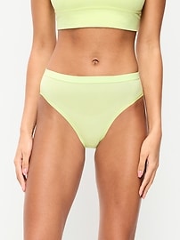 Image number 1 showing, High-Waisted Everyday Cotton Underwear