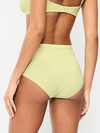 Image number 2 showing, High-Waisted Everyday Brief Cotton Underwear