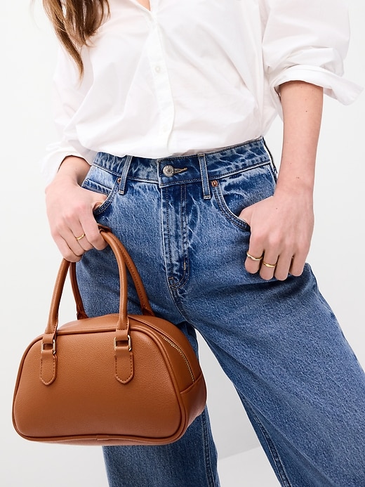 Image number 2 showing, Mini Bowler Bag