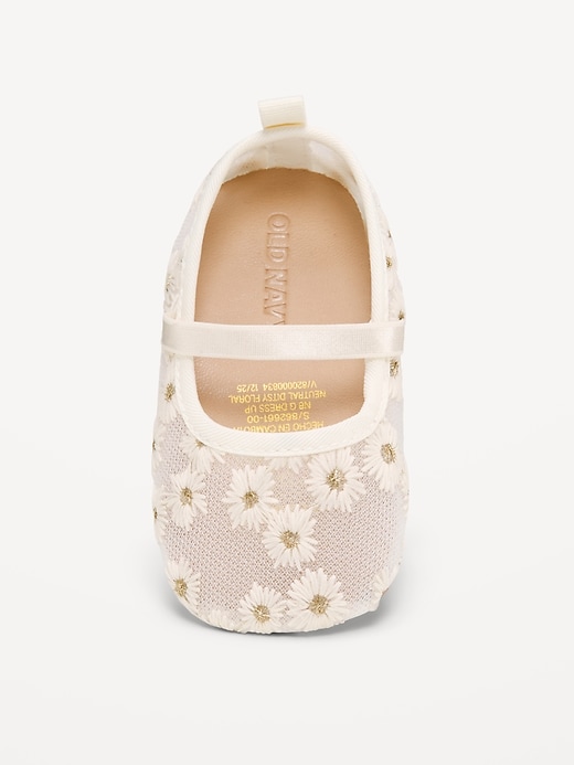 Image number 2 showing, Mesh Floral Ballet Flats for Baby