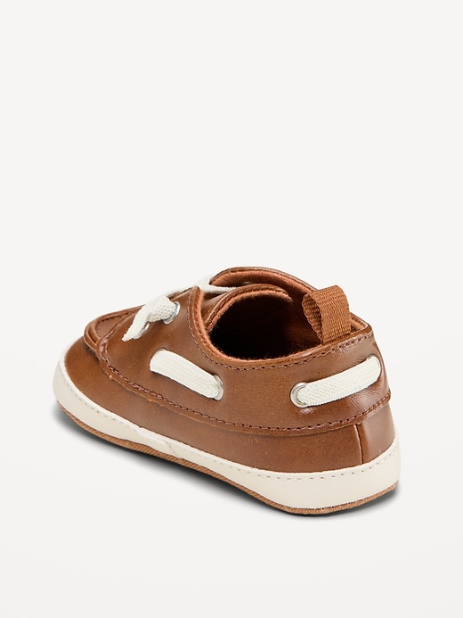 Image number 3 showing, Faux-Leather Boat Shoes for Baby