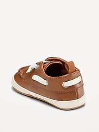 Image number 3 showing, Faux-Leather Boat Shoes for Baby
