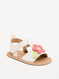 Image number 1 showing, Faux-Suede Sandals for Baby