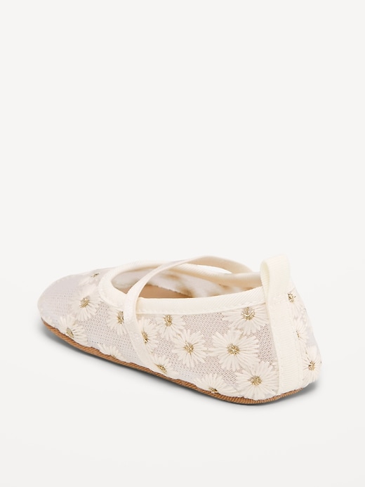 Image number 3 showing, Mesh Floral Ballet Flats for Baby