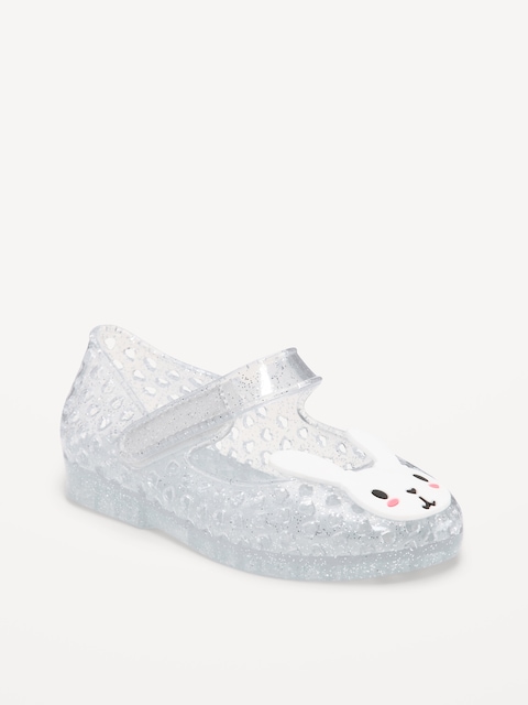 Jelly Mary-Jane Flats for Toddler Girls