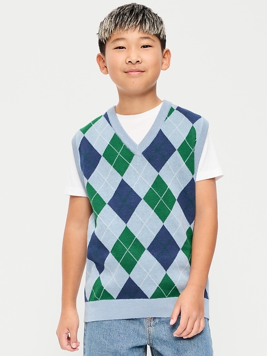 Image number 1 showing, Sweater Vest for Boys