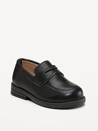 Image number 1 showing, Faux-Leather Loafers for Toddler Boys