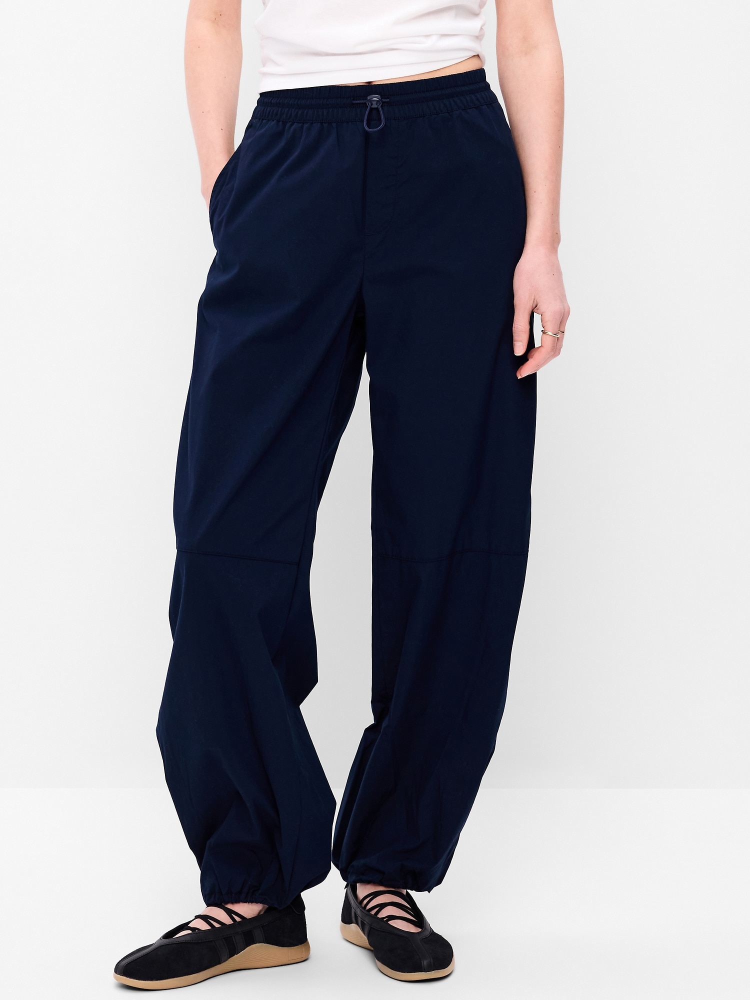 Lightweight Pull-On Parachute Pants