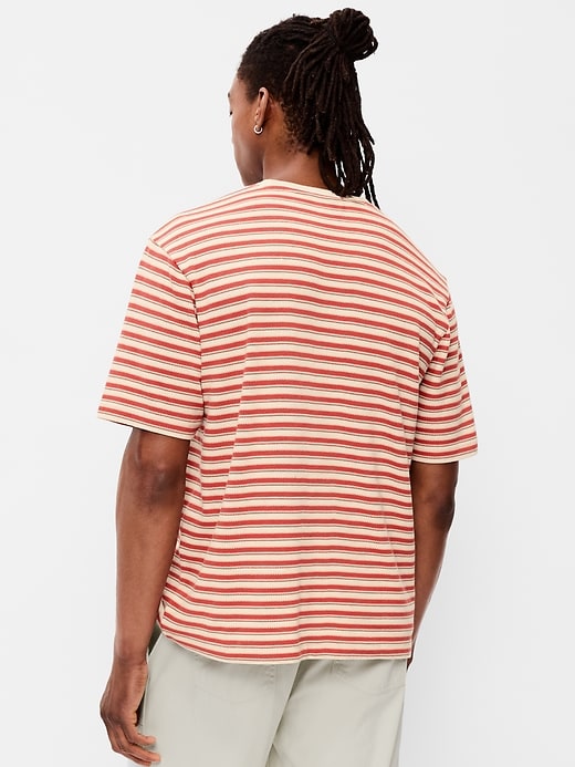 Image number 2 showing, Textured-Knit Striped T-Shirt