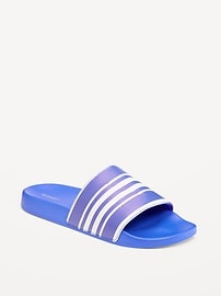 Image number 1 showing, Faux-Leather Slide Sandals for Men (Partially Plant-Based)