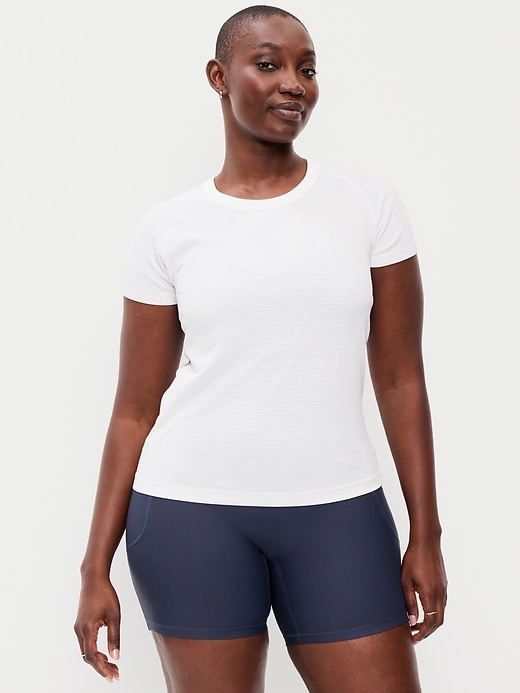 Image number 5 showing, Seamless Fitted T-Shirt