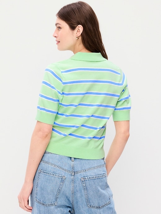 Image number 2 showing, SoSoft Lite Short-Sleeve Cropped Polo