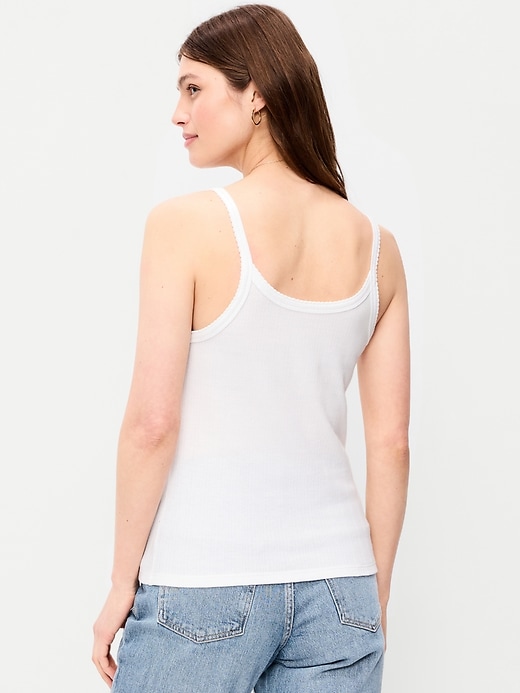 Image number 2 showing, Pointelle Cami Tank Top
