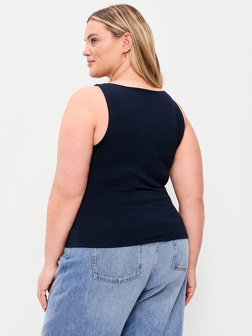 Image number 8 showing, Hug Double-Layer Boat-Neck Top