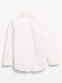 Image number 3 showing, Long-Sleeve Bow-Tie Poplin Shirt for Toddler Boys