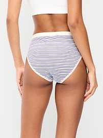 Image number 3 showing, High-Waisted Everyday Cotton Underwear 6-Pack