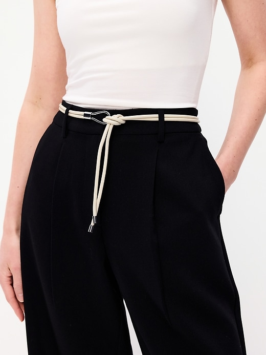 Image number 2 showing, Faux-Leather Wrap Belt