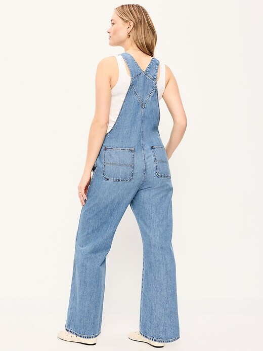 Image number 6 showing, Baggy Wide-Leg Overalls