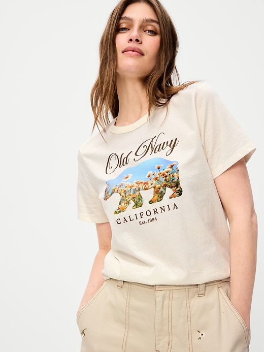 Image number 3 showing, EveryWear Crew-Neck Logo-Graphic T-Shirt