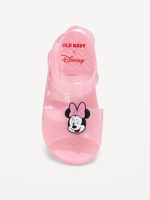 Image number 2 showing, Disney© Minnie Mouse Jelly T-Strap Sandals for Toddler Girls