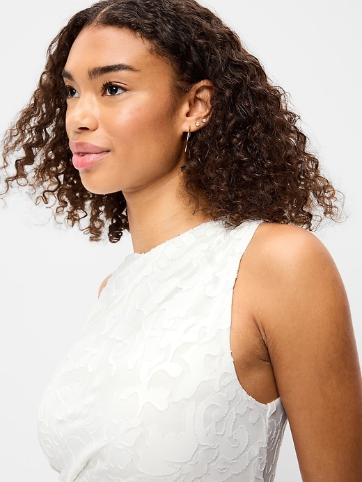 Image number 4 showing, Side-Drape Jersey Midi Dress