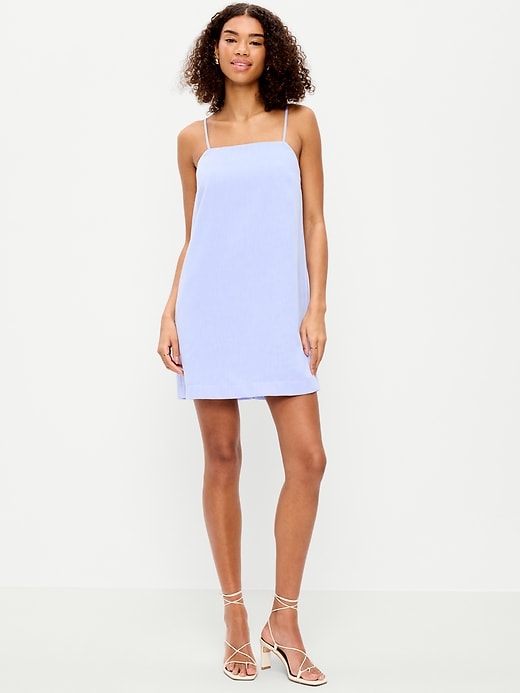 Image number 1 showing, Strappy Mini Shift Dress