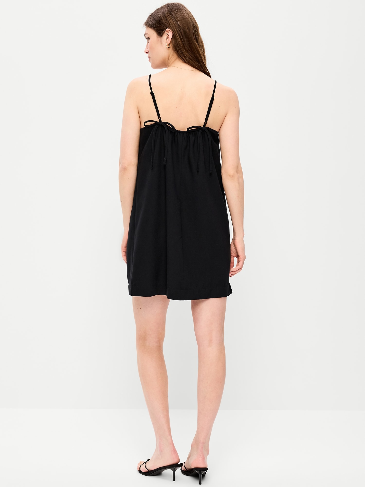 Strappy Mini Shift Dress