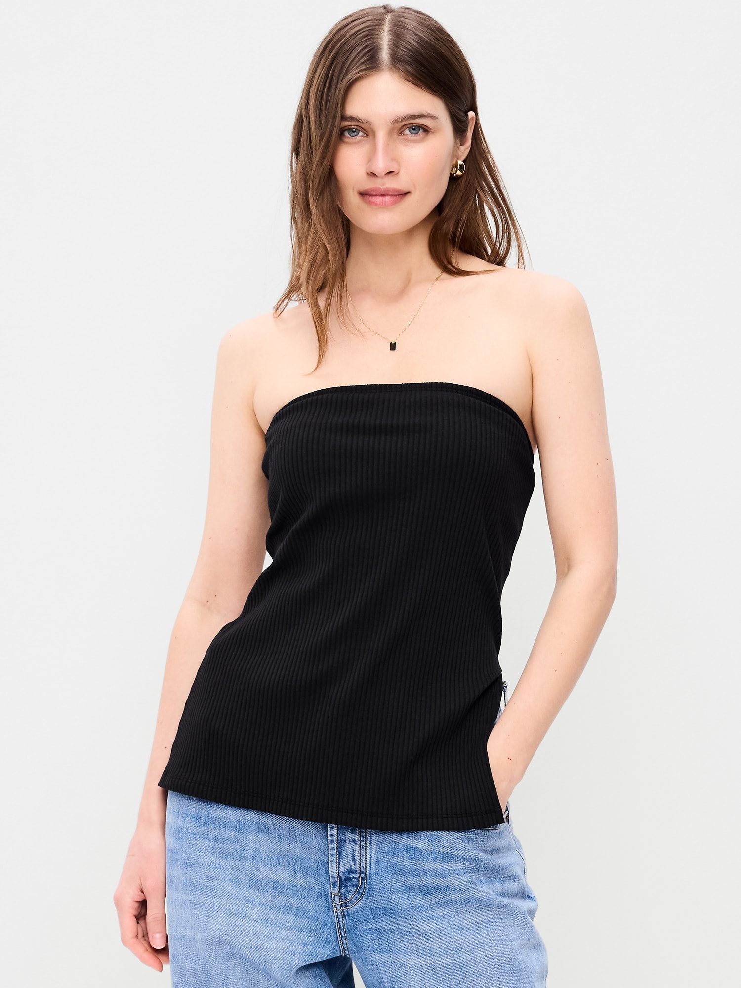 Asymmetrical Tube Top - image 4