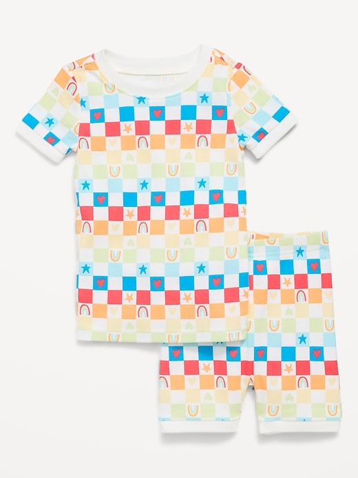 Image number 1 showing, Printed Snug-Fit Pajama Set for Toddler & Baby
